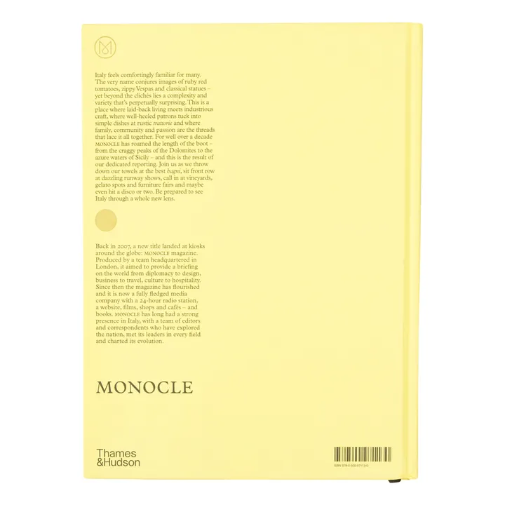 Thames & Hudson The Monocle Book of Italy - EN
