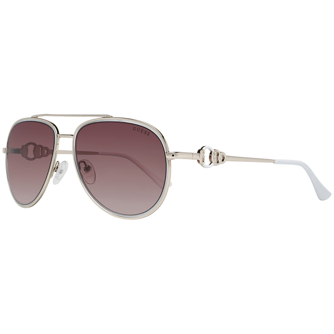 Guess Lunettes de soleil Femme dorées