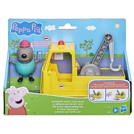 Hasbro Peppa Pig Opa Kläffs Abschleppwagen