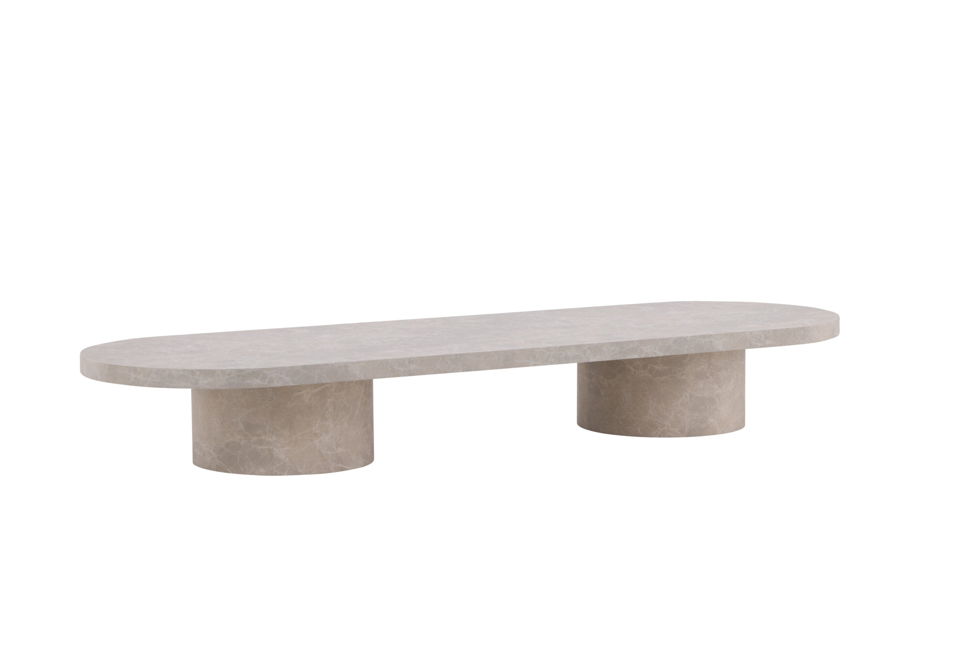 Mahigan Salontafel - 190 x 60 cm -  Beige