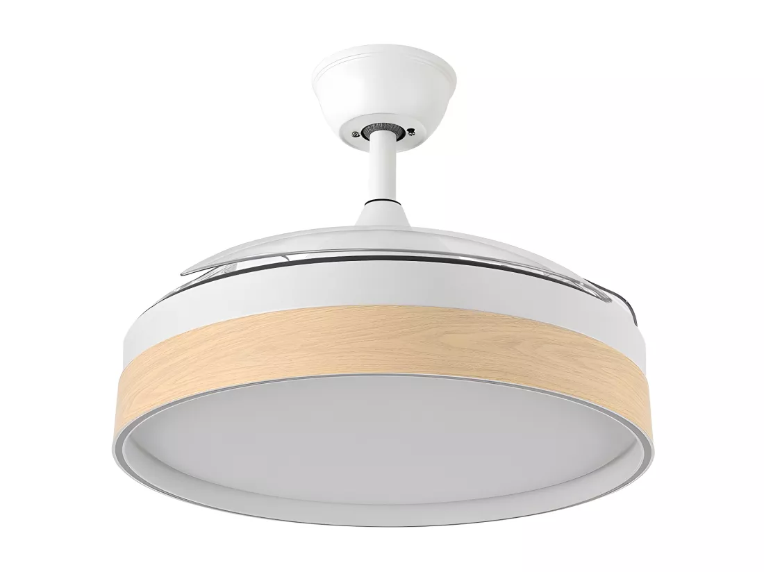 DIMMABLE 72w CCT LED Blanc IGLOU ID ID Ventilateur et télécommande FABRILAMP