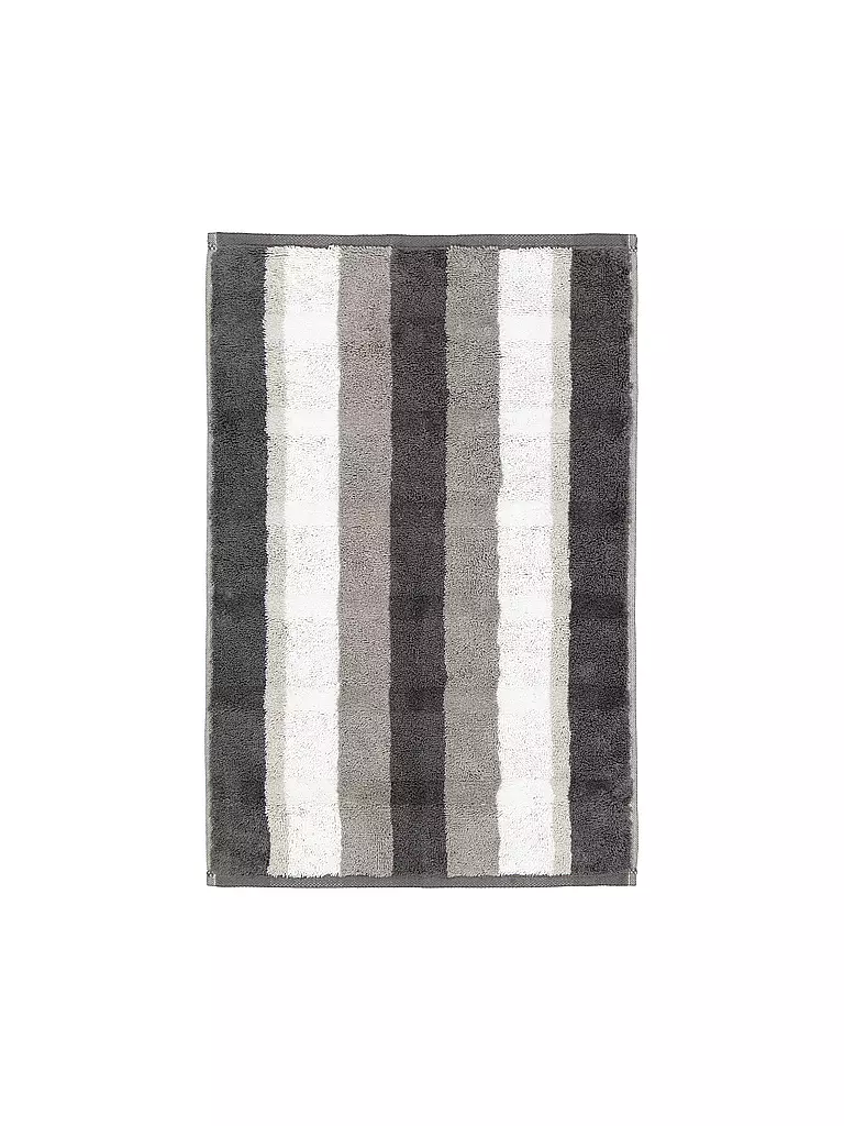CAWÖ Gästetuch NOBLESSE 30x50cm Anthrazit grau