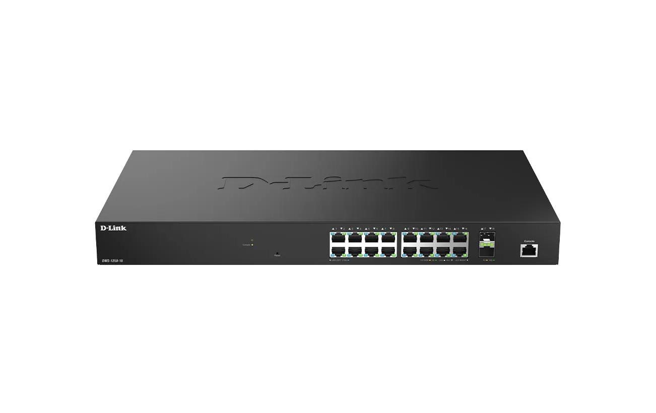 Switch DMS-1250-18 18 Port<br>18-Port 2.5G Smart Managed Switch