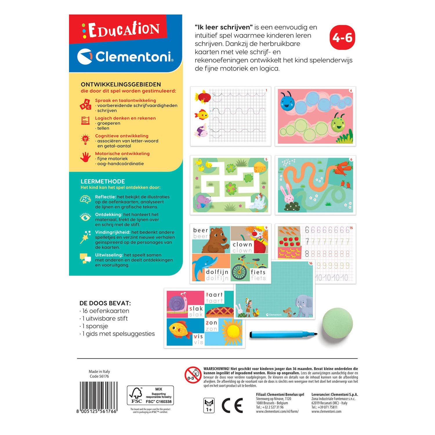 Clementoni Education - Ik Leer Schrijven