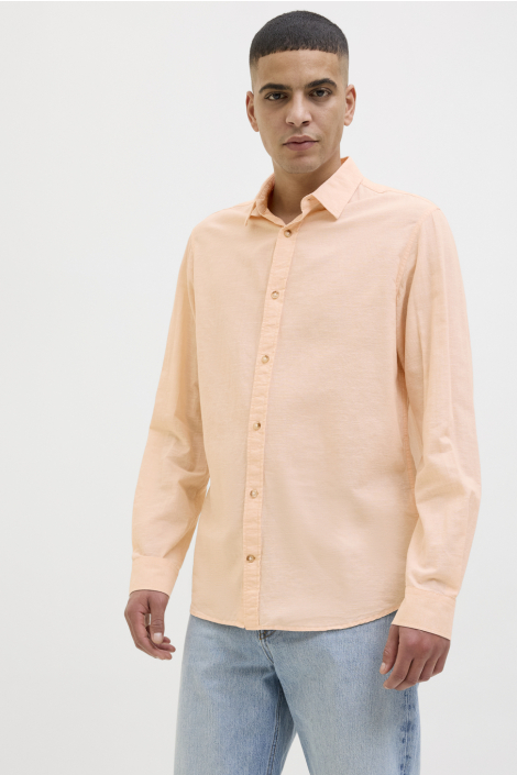 Jack & Jones oranje heren overhemd