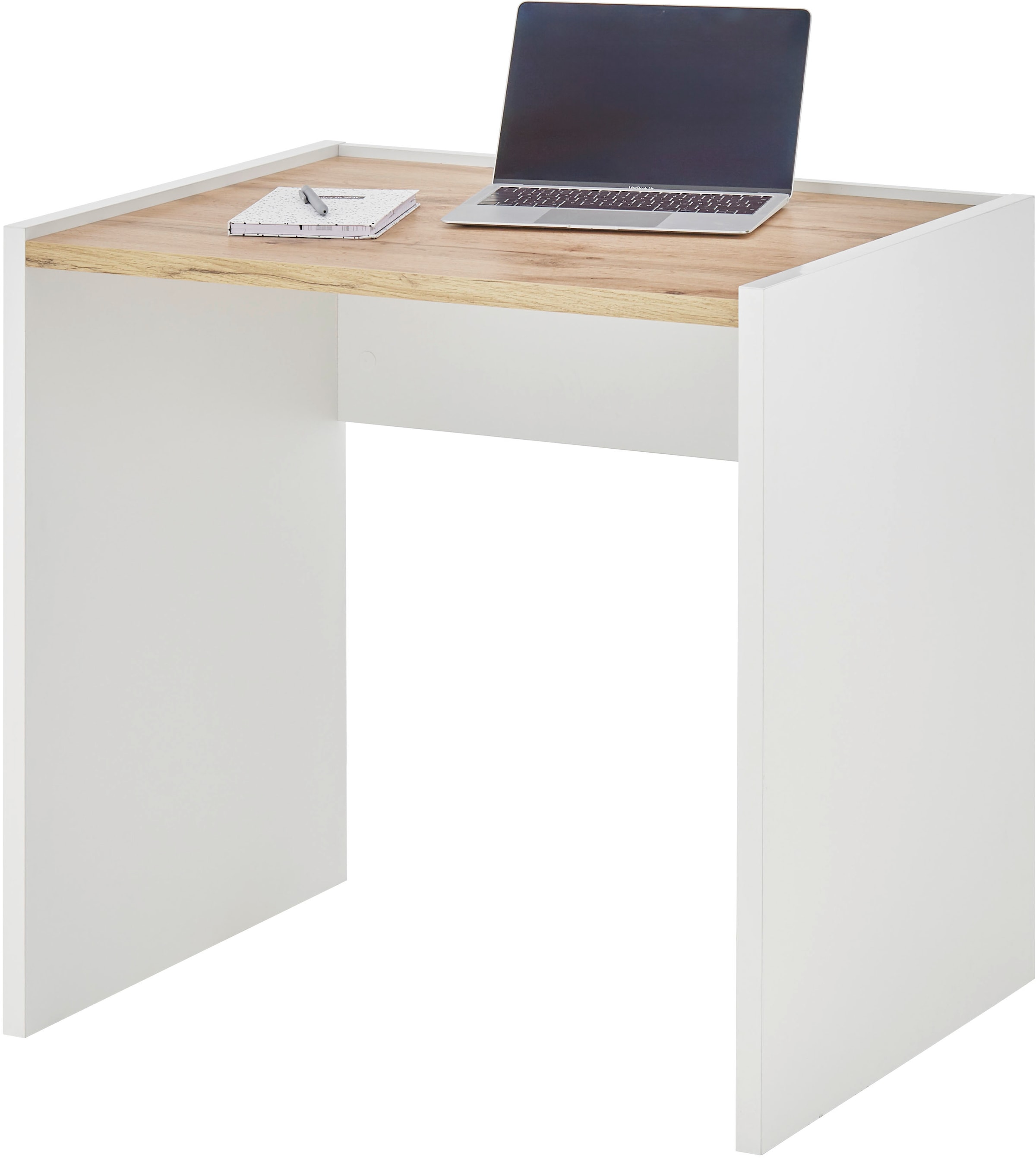 INOSIGN Schreibtisch »CiTY/GiRON« moderner Computertisch, wohnliches Home Office, Breite 80 oder 143 cm