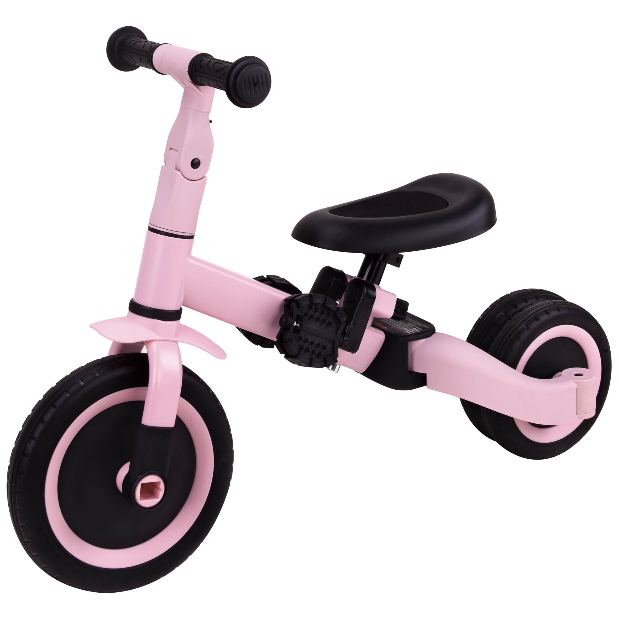 Topmark Kaya 4-in-1 driewieler - loopfiets roze
