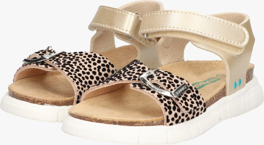 BUNNIESJR gouden bunniesjr sandalen bree beach