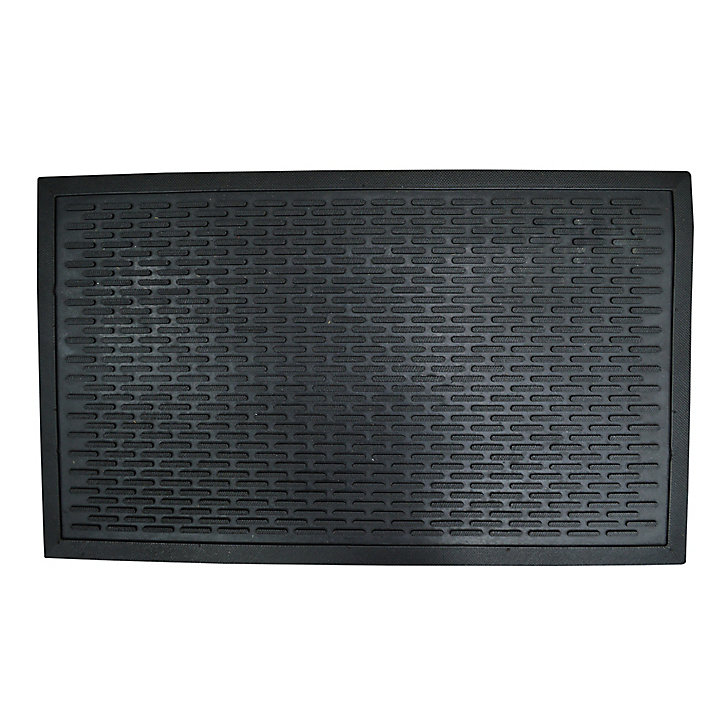 Tapis d'entrée caoutchouc Maurice GoodHome L.60 x l.90 cm