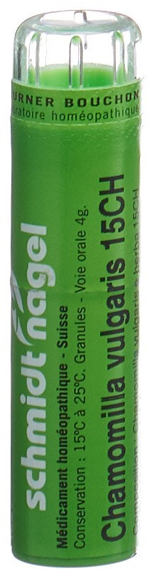 SCHMIDT-NAGEL Chamomilla vulgaris Gran 15 CH 4 g