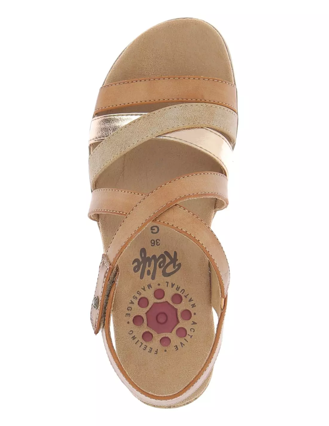 RELIFE 4887 22703 10 - Sandales & nu-pieds BROWNBRUSH