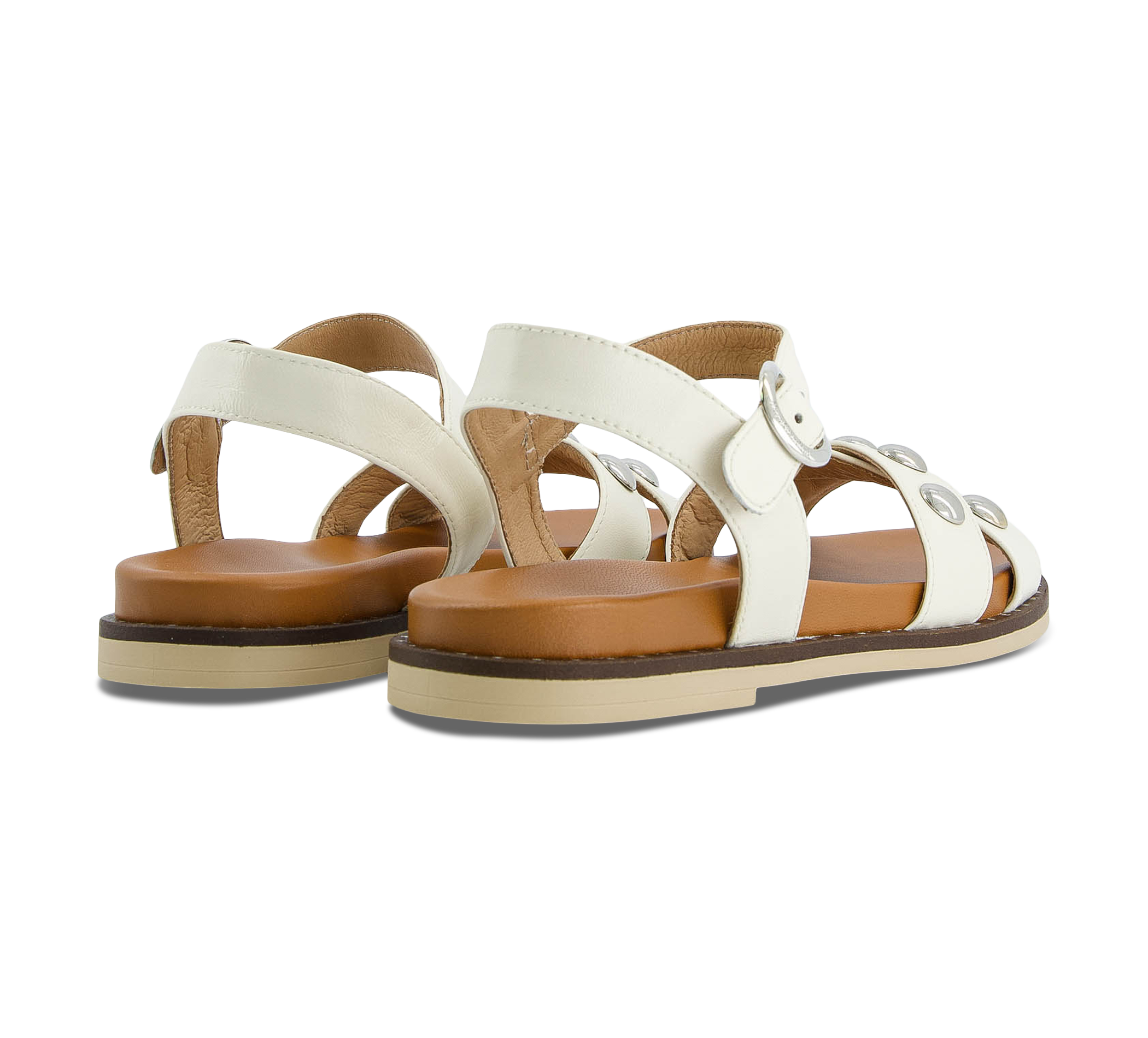 Nero Giardini Riemchensandalen weiss