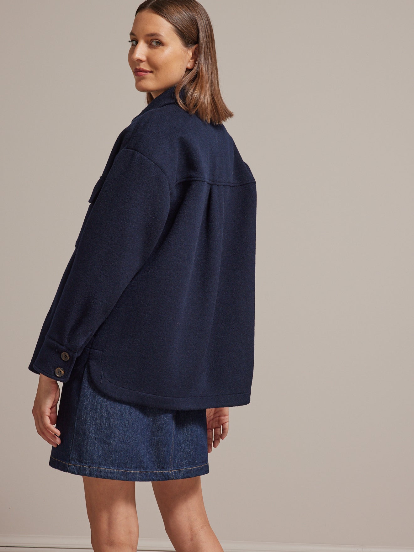 Veste en lainage femme