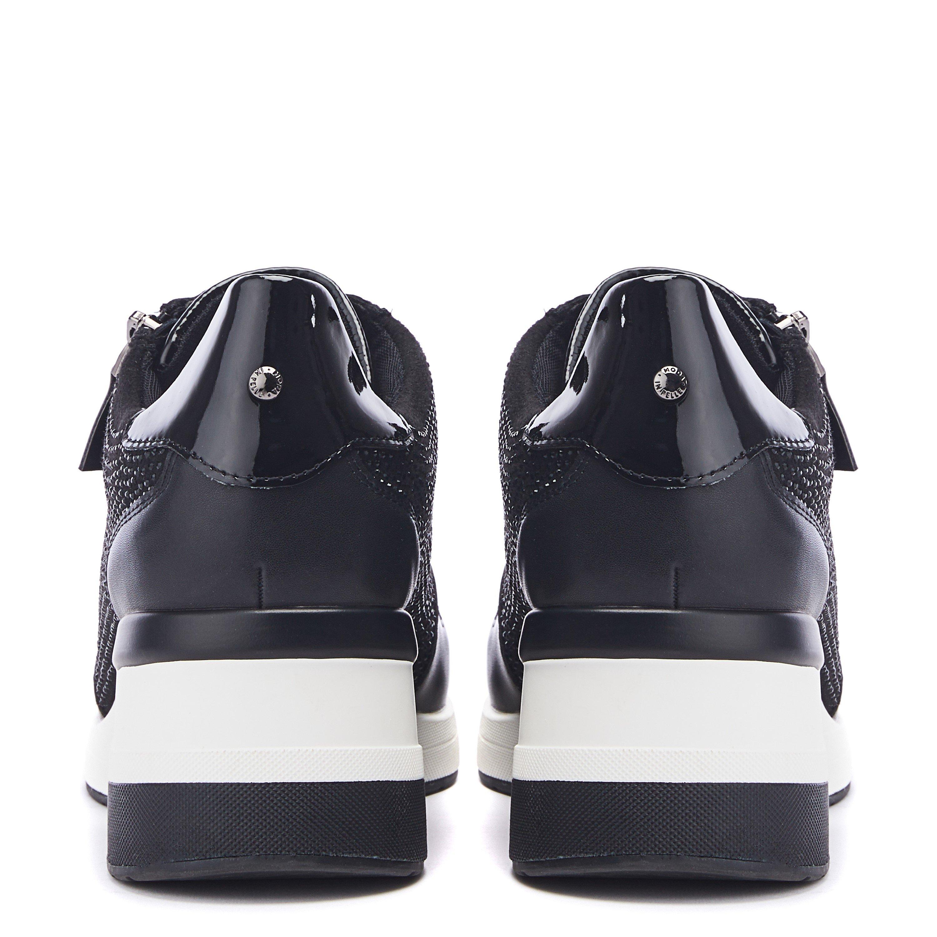 Moda in Pelle Brookie Porvair Wedge Trainers