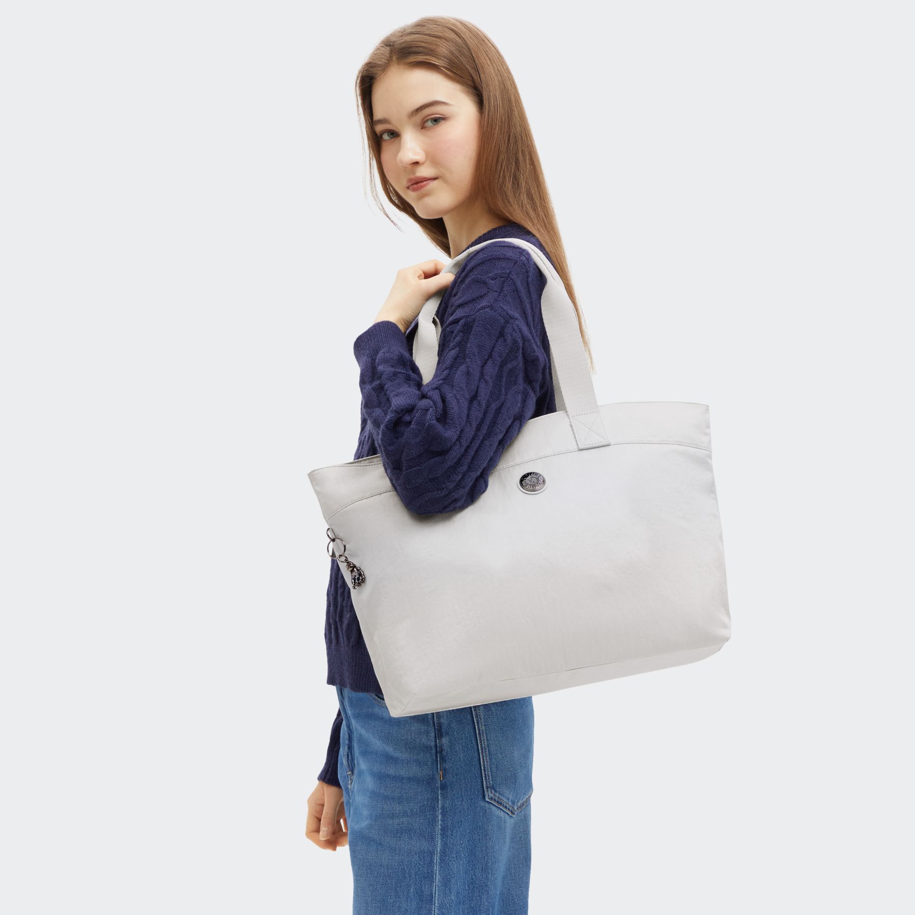 COLISSA UP Grand fourre-tout avec compartiment pour ordinateur portable - Silver Night