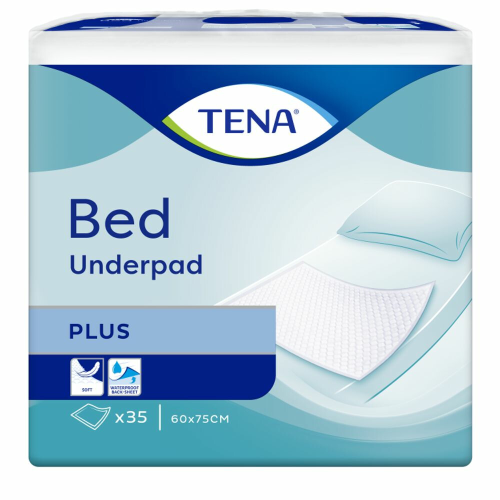 2x TENA Bed Onderlegger Plus 60 x 90 cm35 stuks