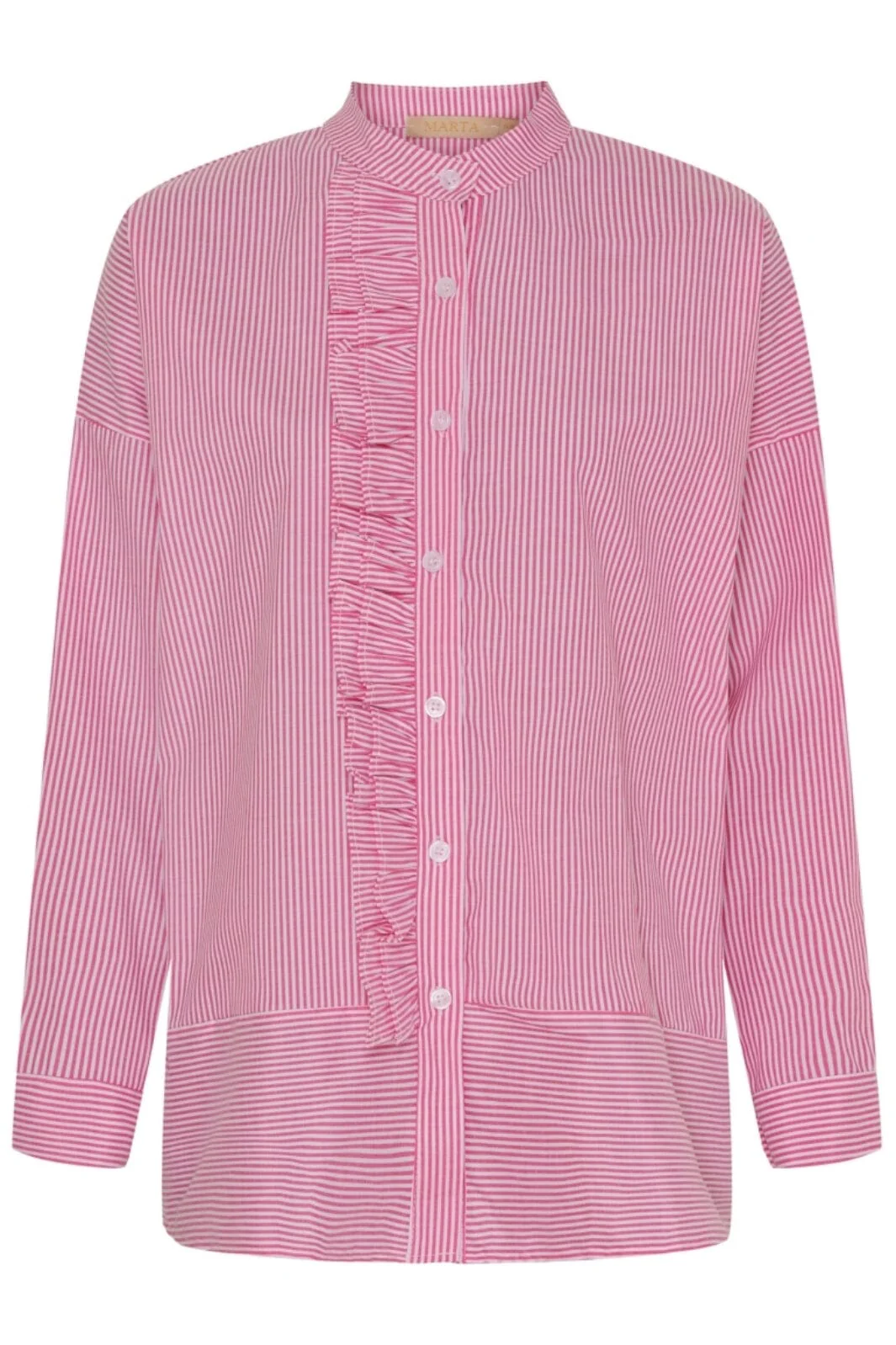 Marta Du Chateau Mdcfina Shirt fuxia stripe