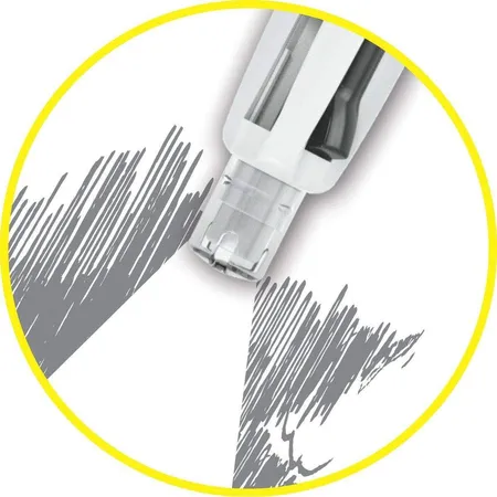 BIC Mehrfarb-Druckkugelschreiber BIC® 4 Colours® 3+1 HB, 0,32/0,7 mm, grau