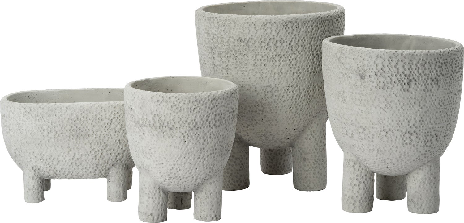 Intratuin pot Tord grijs D 17 x H 20 cm
