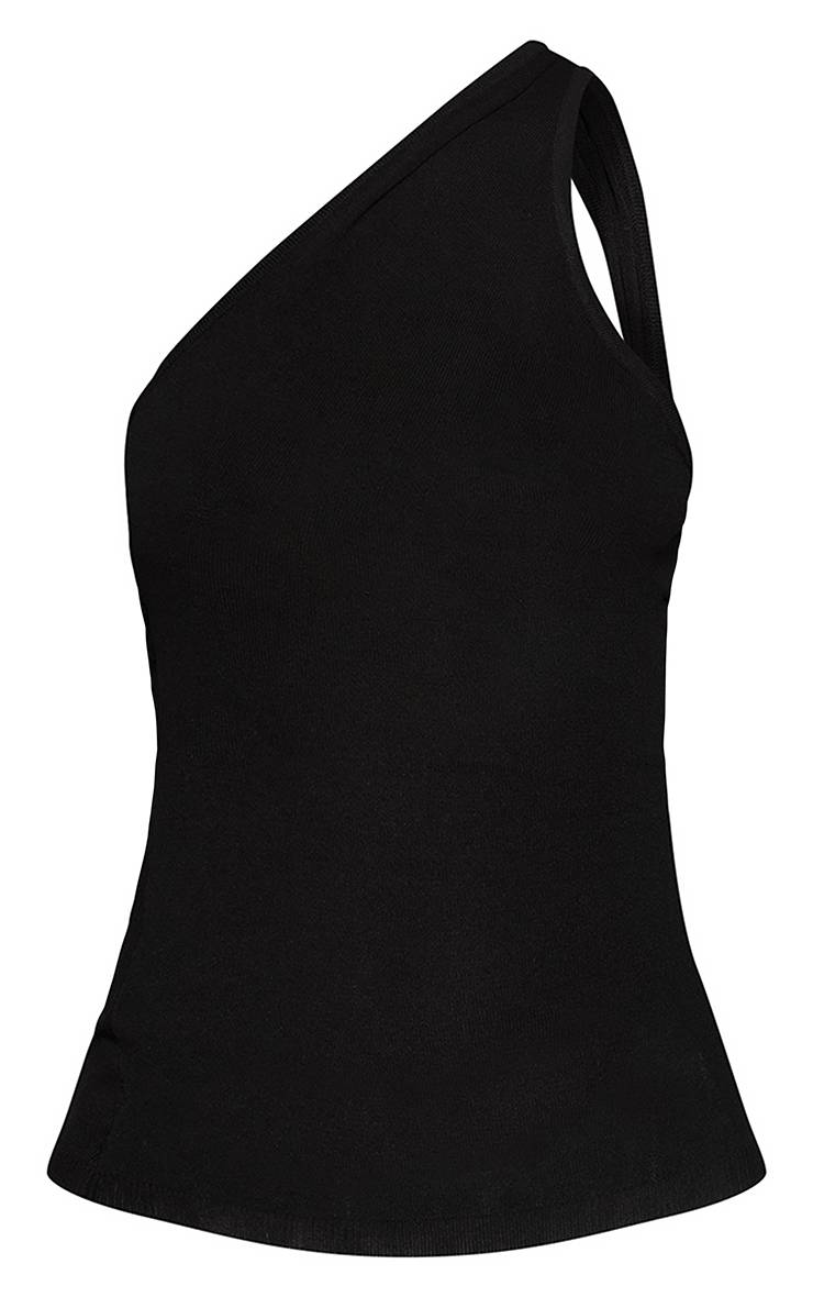 Noir Haut En Maille À Col Bénitier Et Dos Drapé