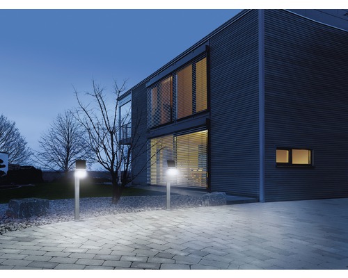 Steinel Solar Vloerlamp 1,2W 150 lm 3000/4000 KH 117,8 cm Xsolar GL-S SI zilver