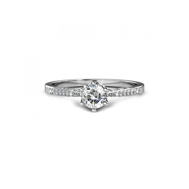 Bague Destiny - Argenté et Cristal
