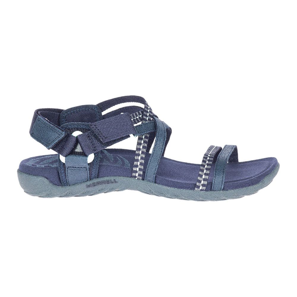 Merrell TERRAN 3 CUSH LATTICE - Sandales randonné Femme navy