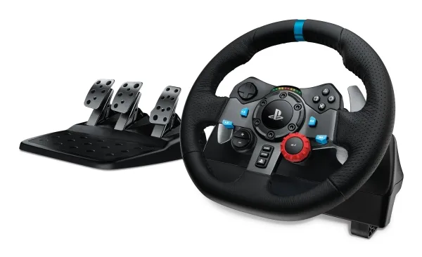 Logitech G G29 - Rat og pedalsæt - kablet - for PC, Sony PlayStation 5, Sony PlayStation 4
