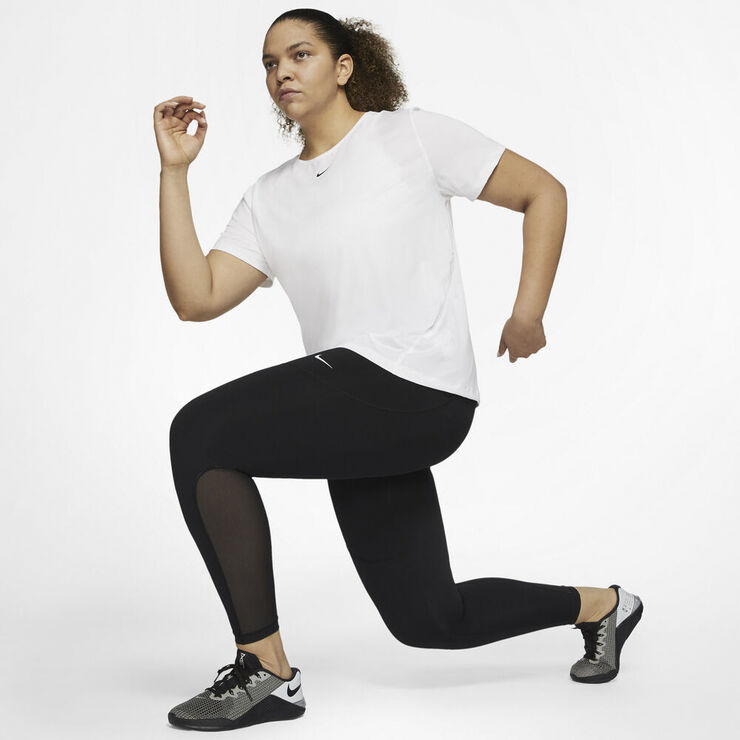 Nike Pro mesh T-shirt Hvid