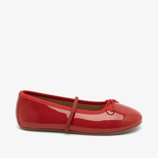 bisgaard Palma Ballerinasko, Red Patent, 25