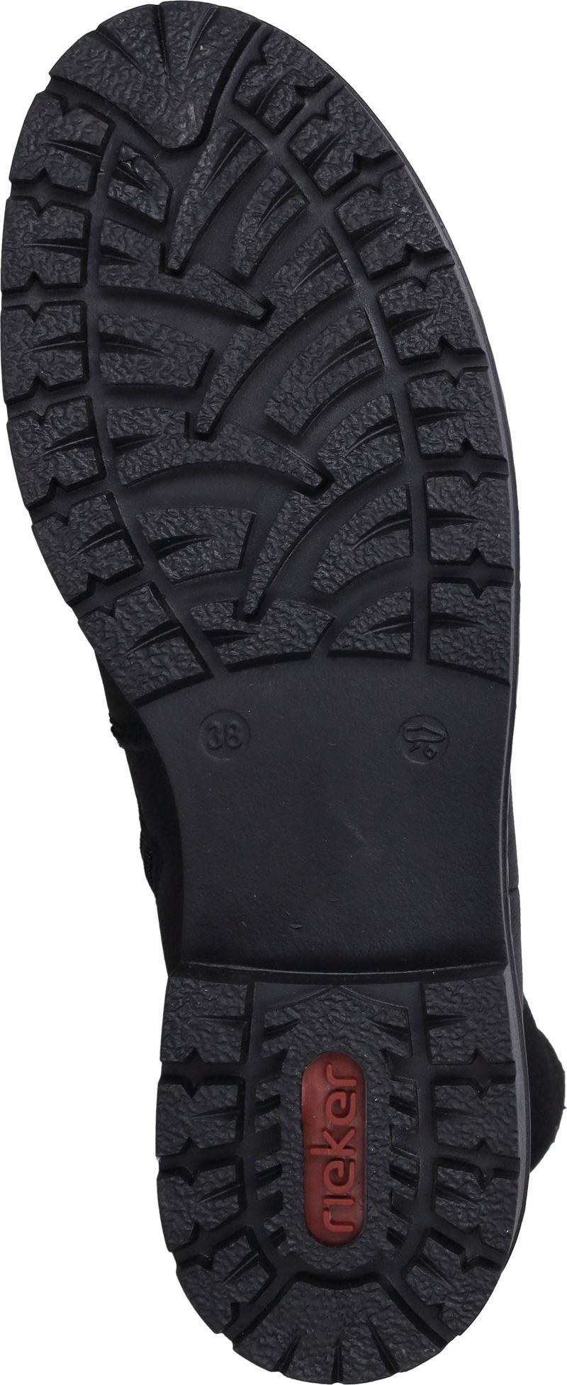 Rieker Veterboots Zwart Dames