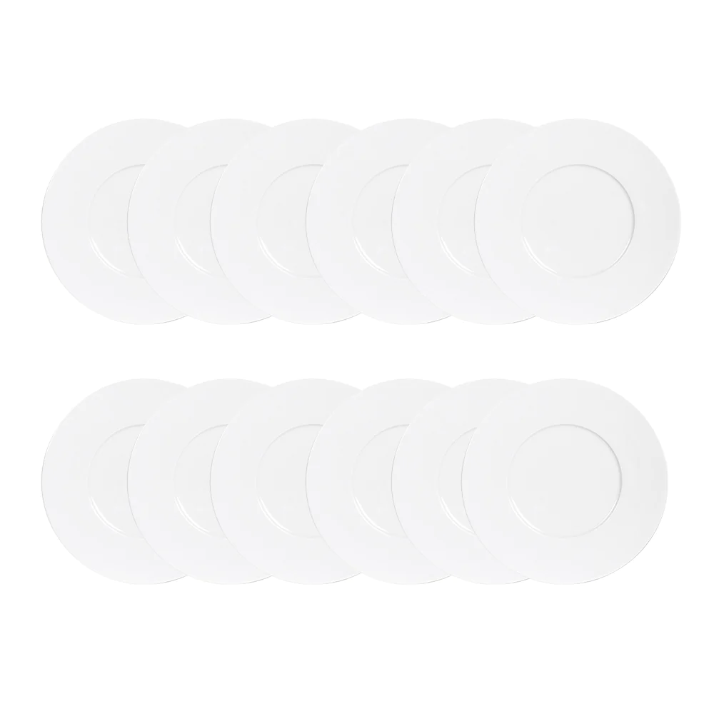 Maxi lot de 12 assiettes à desserts Zen 23 cm Trend'up