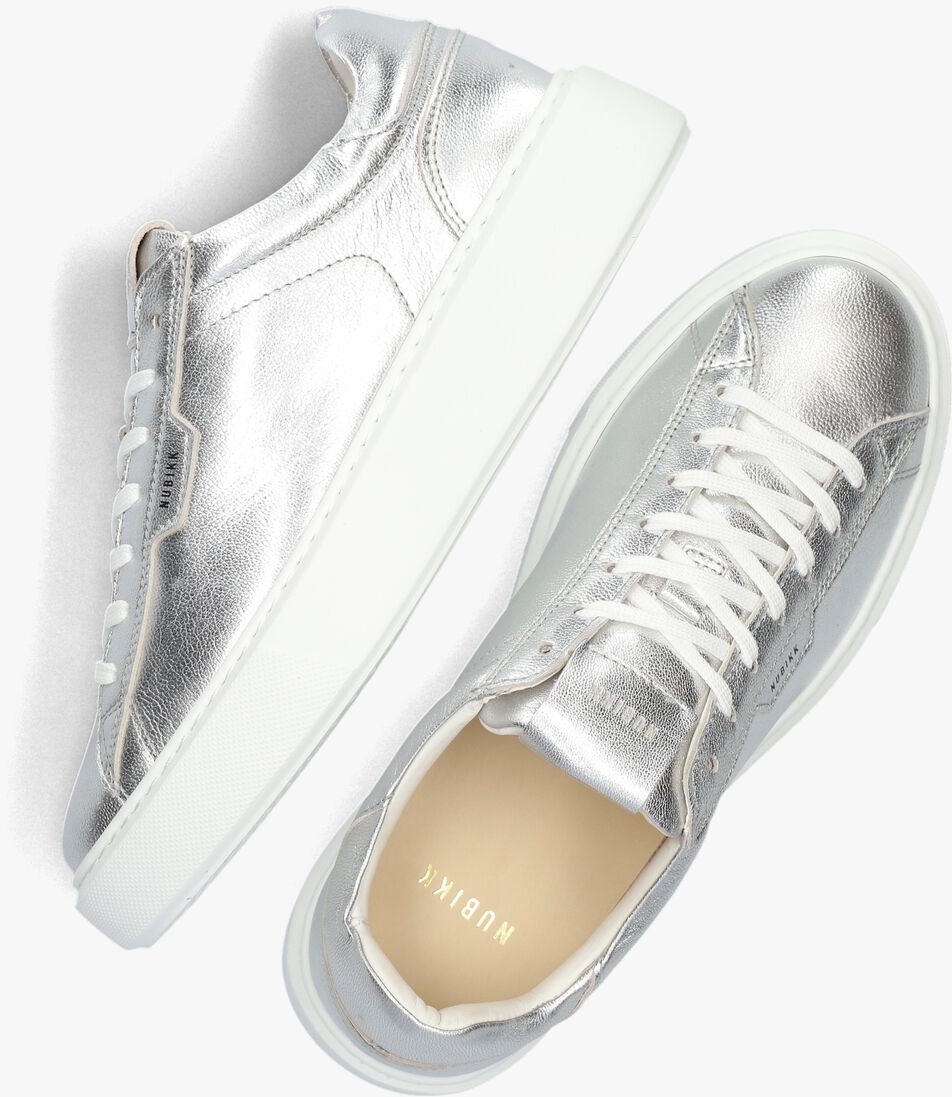 NUBIKK zilveren nubikk lage sneakers vince tora dames