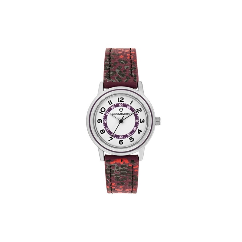 Montre fille analogique Lulu Castagnette - Bracelet cuir - Glam
