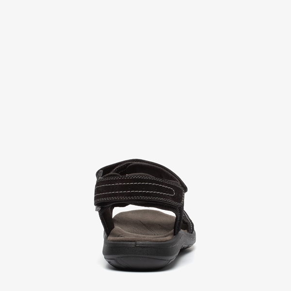 Mountain Peak leren heren sandalen zwart