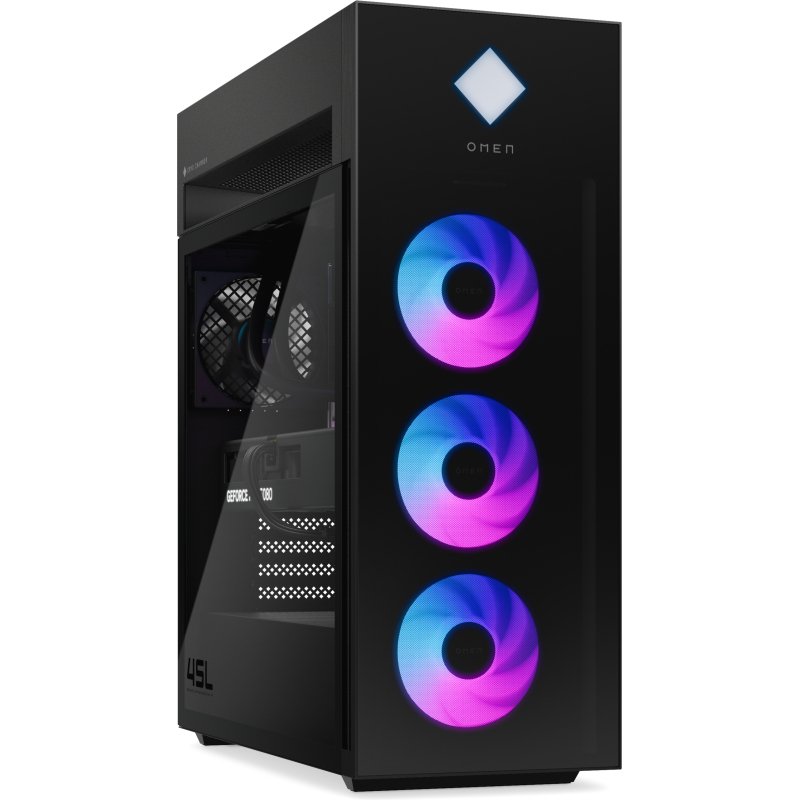OMEN by HP 45L GT22-3029nf Intel Core Ultra 9 285K 64 Go DDR5-SDRAM 4 To SSD NVIDIA GeForce RTX 5080 Windows 11 Home Tower PC AI PC Noir