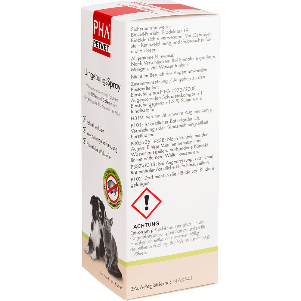 PHA UmgebungsSpray für Hunde und Katzen