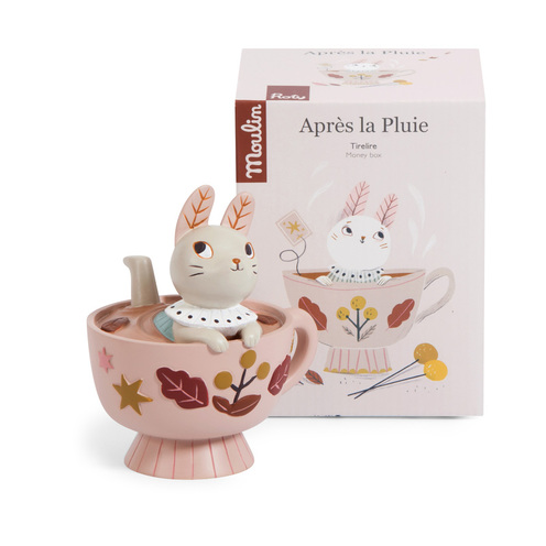 Tirelire lapin Après la pluie - MOULIN ROTY