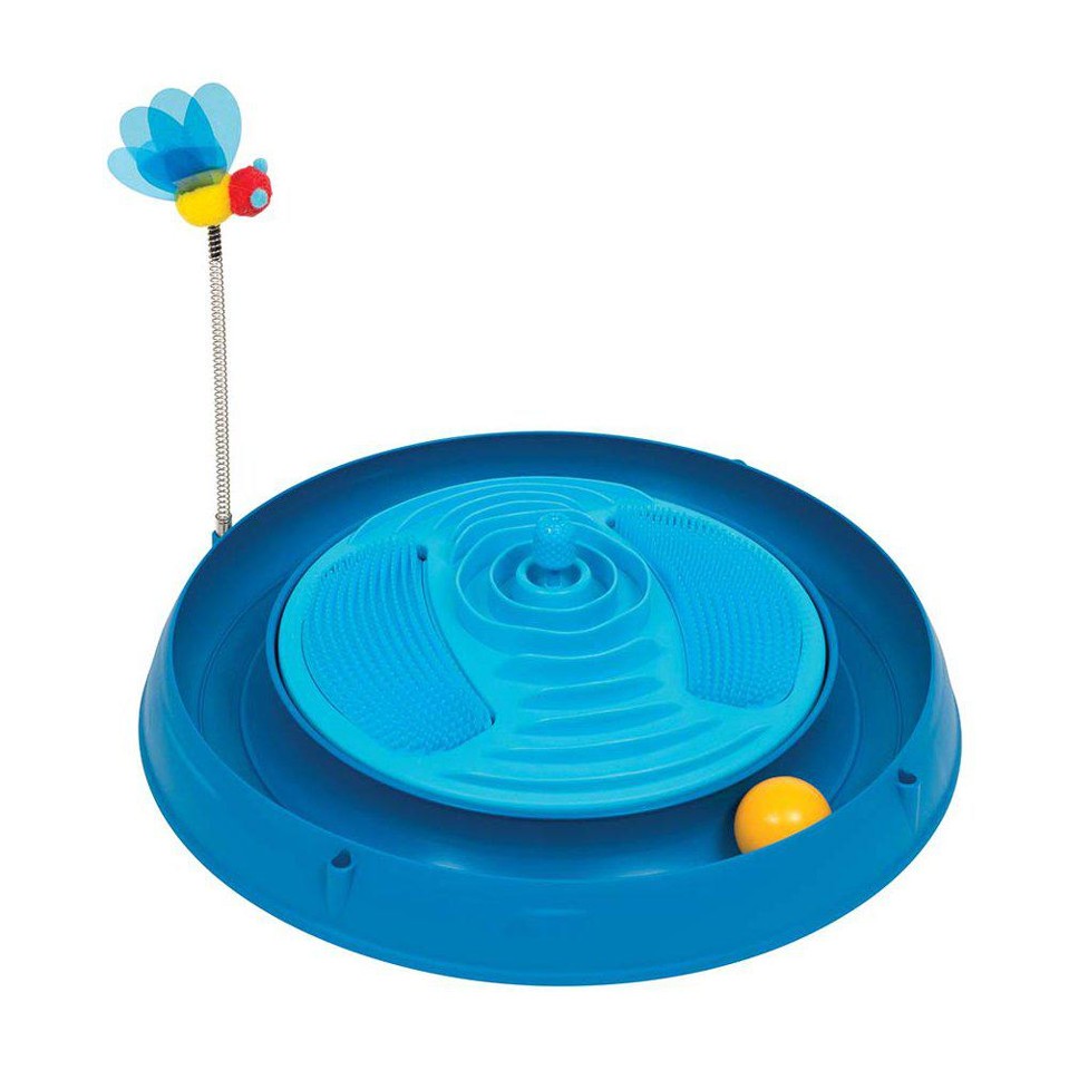 CATIT - Play´N Scratch Massage Blå