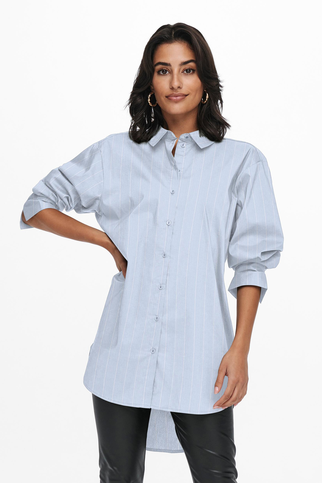 Camisa de manga comprida oversized