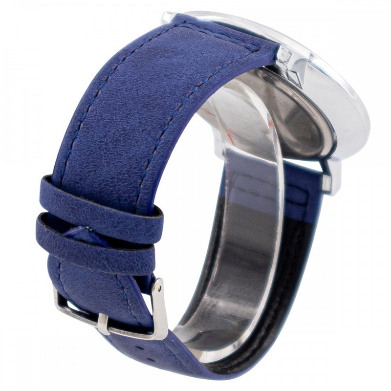 Montre Homme M. JOHN bracelet Cuir Bleu