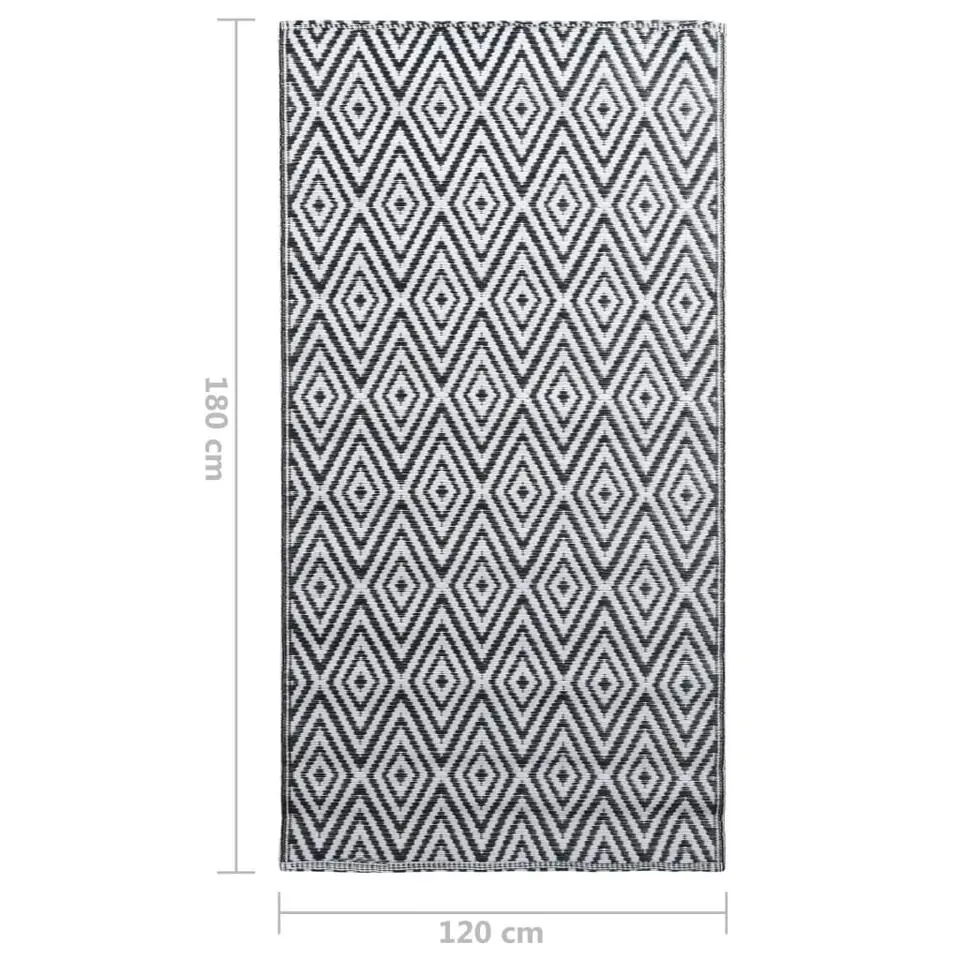 vidaXL - Tuinkleed - Wit - Polyetheen - 120 x 180 cm
