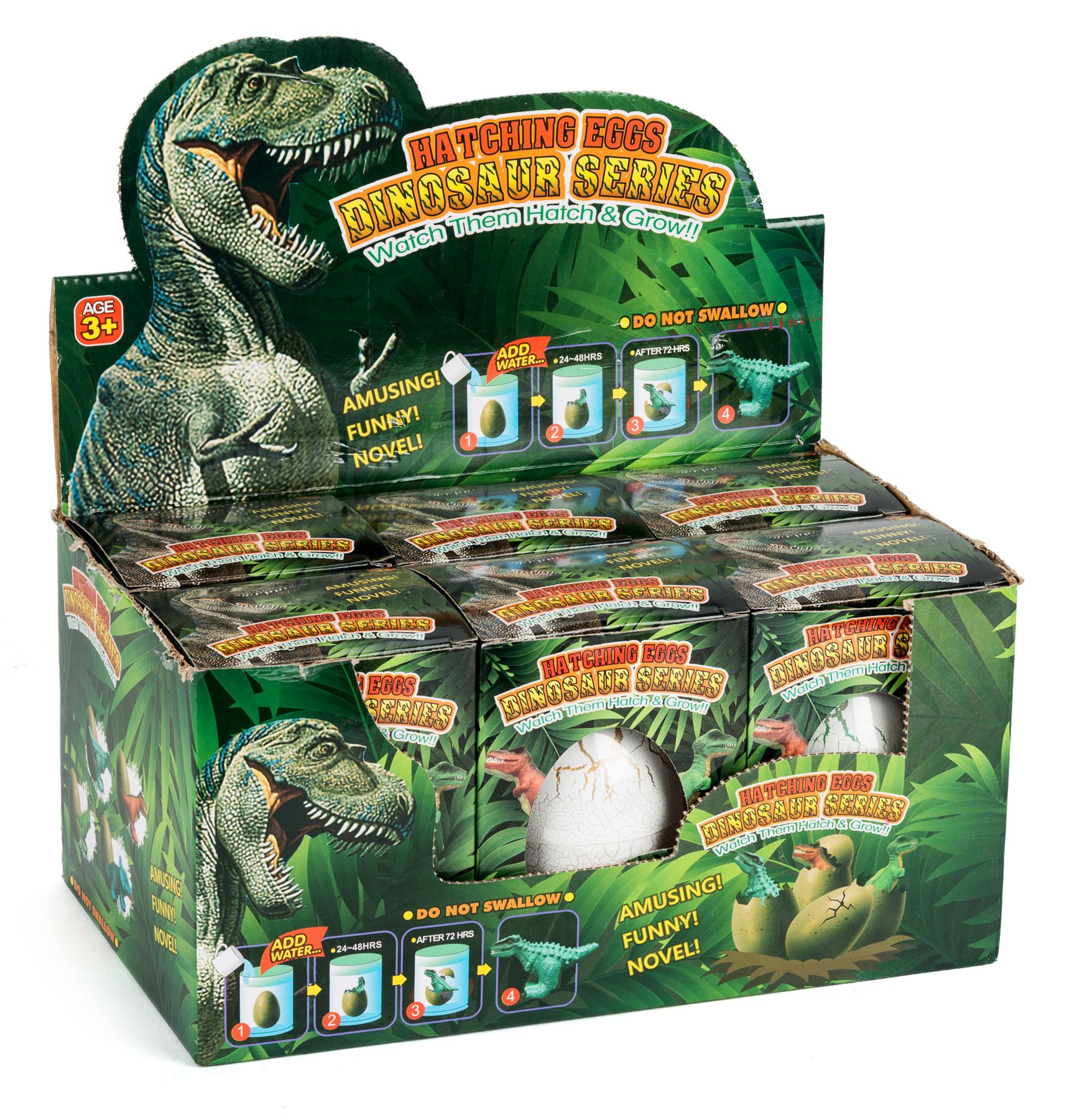 Dinosauregg voksende