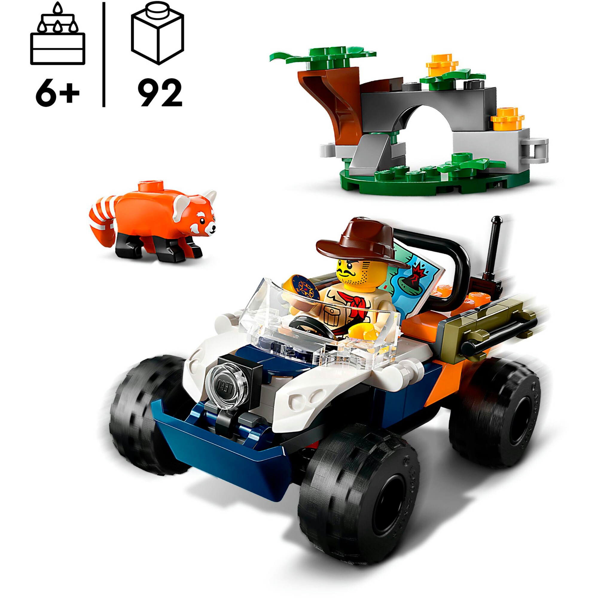 LEGO Konstruktionsspielzeug City Dschungelforscher-Quad