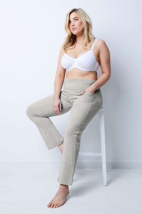 Bellieva-Jerseyhose, gerade Passform, Biobaumwolle, GOTS