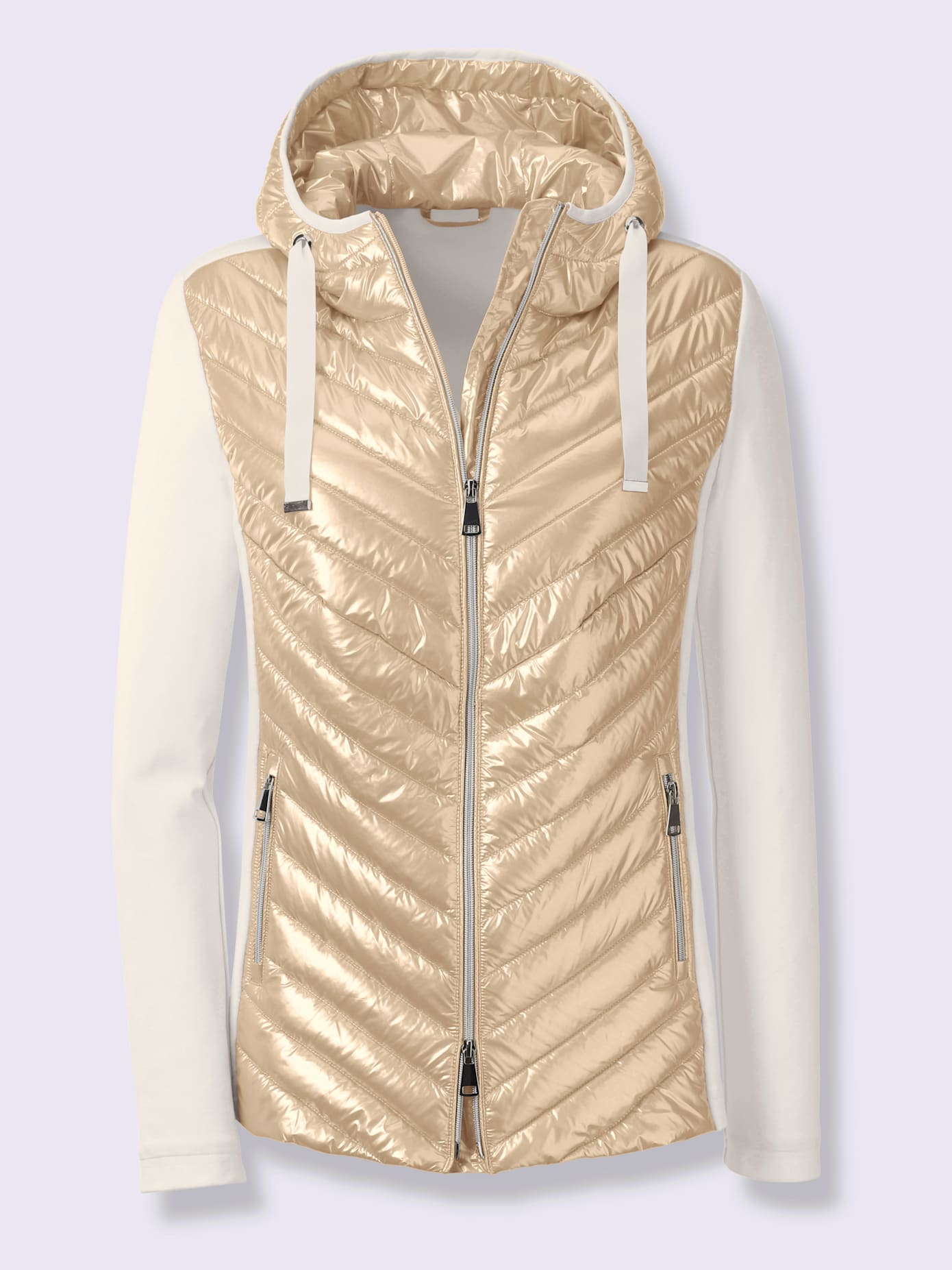 Veste à la brillance métallisée