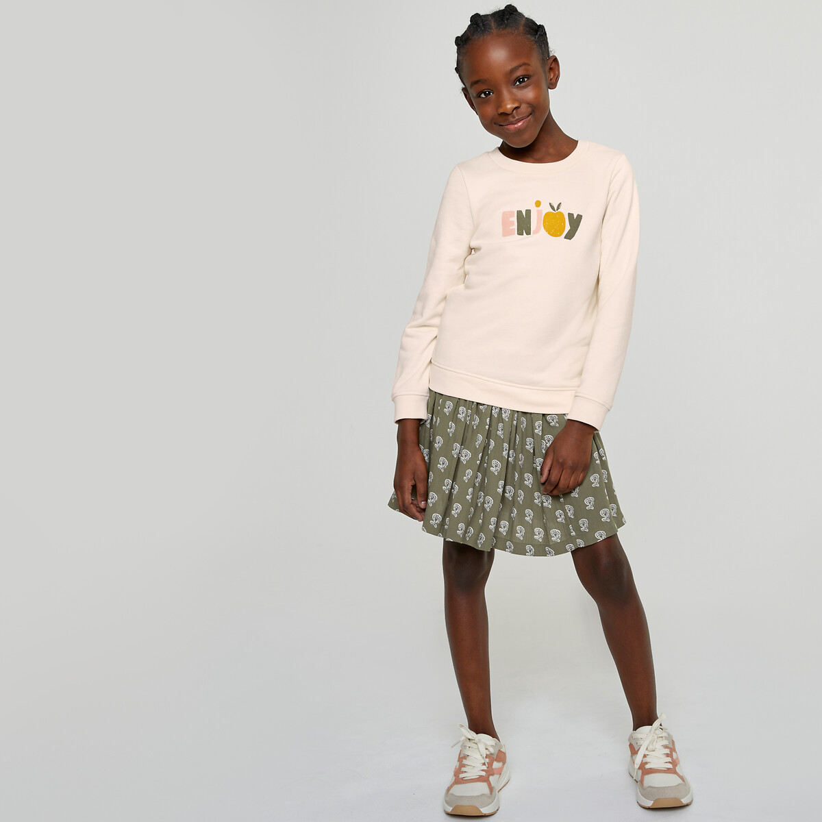 COLEÇÕES LA REDOUTE<br>Saia fluida com estampa floral