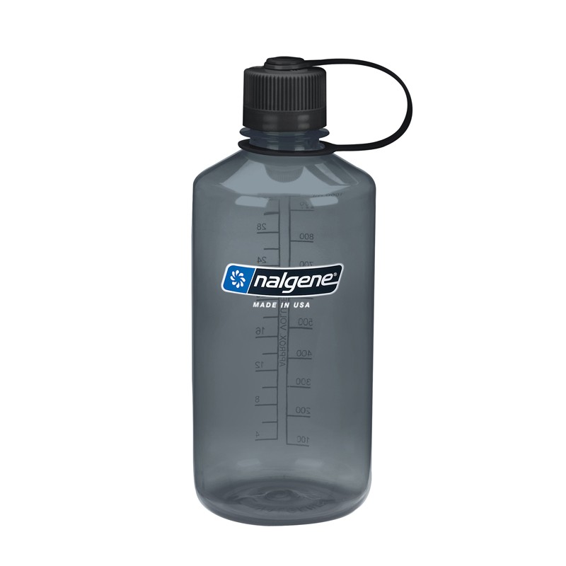 Nalgene Narrow Mouth Sustain drikkedunk 1 L - Grå