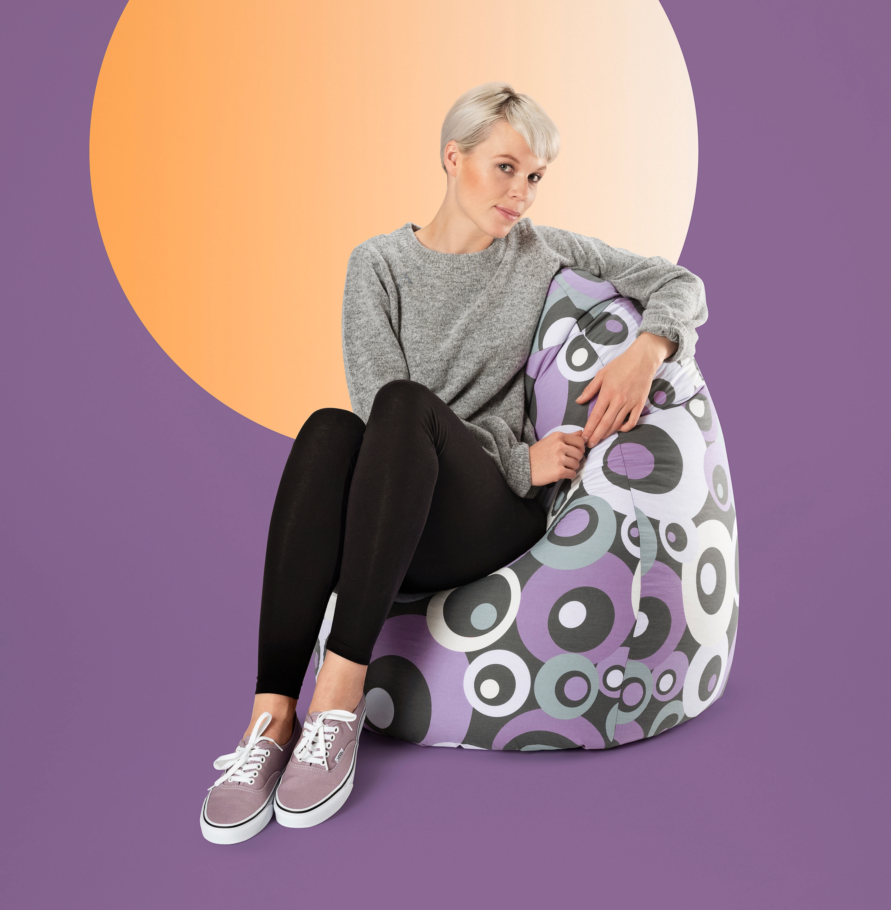 Sitzsack Malibu XL (Farbe: lila)
