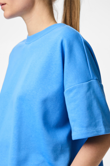 Pieces blauwe dames sweater